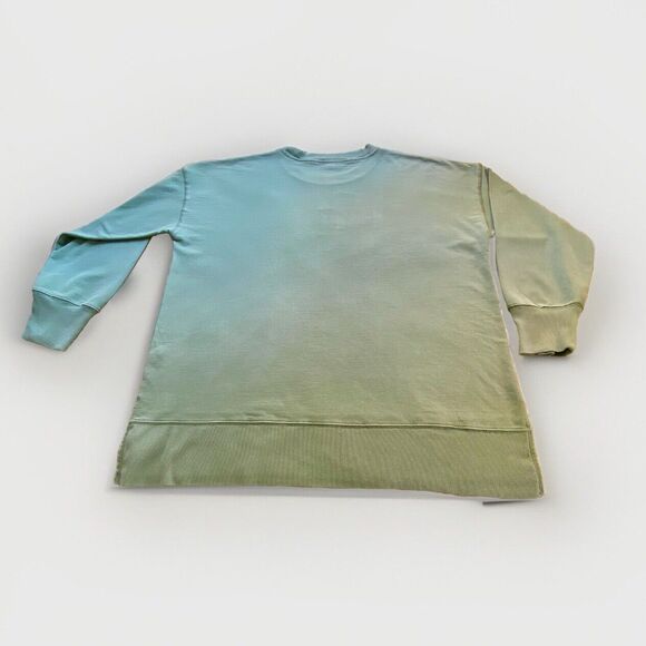 Women’s Soft Green Pullover Sweatshirt with Crewneck, Size: M - Picture 11 of 11